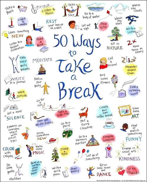 50 Ways to Take a Break 